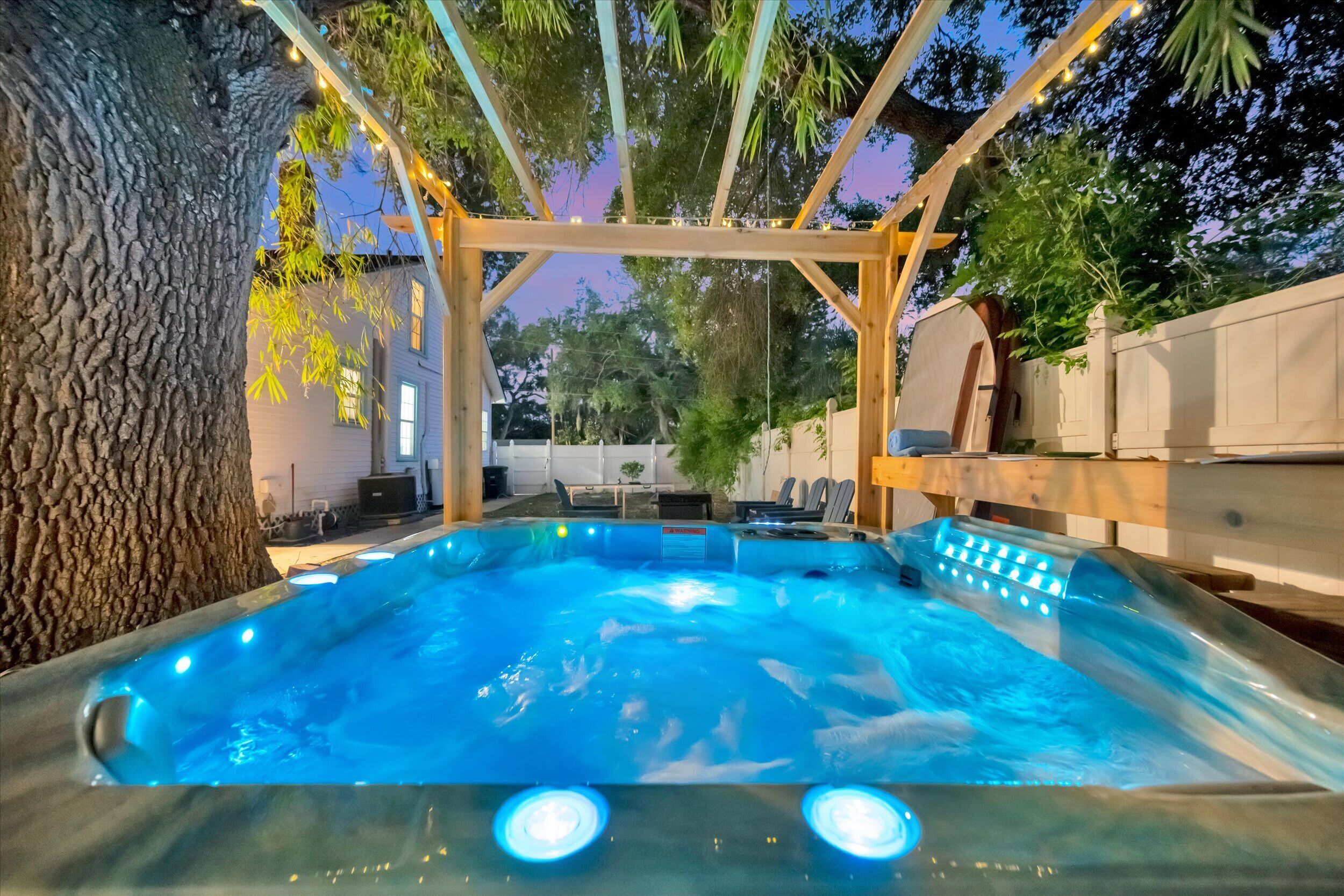 Bain à remous extérieur