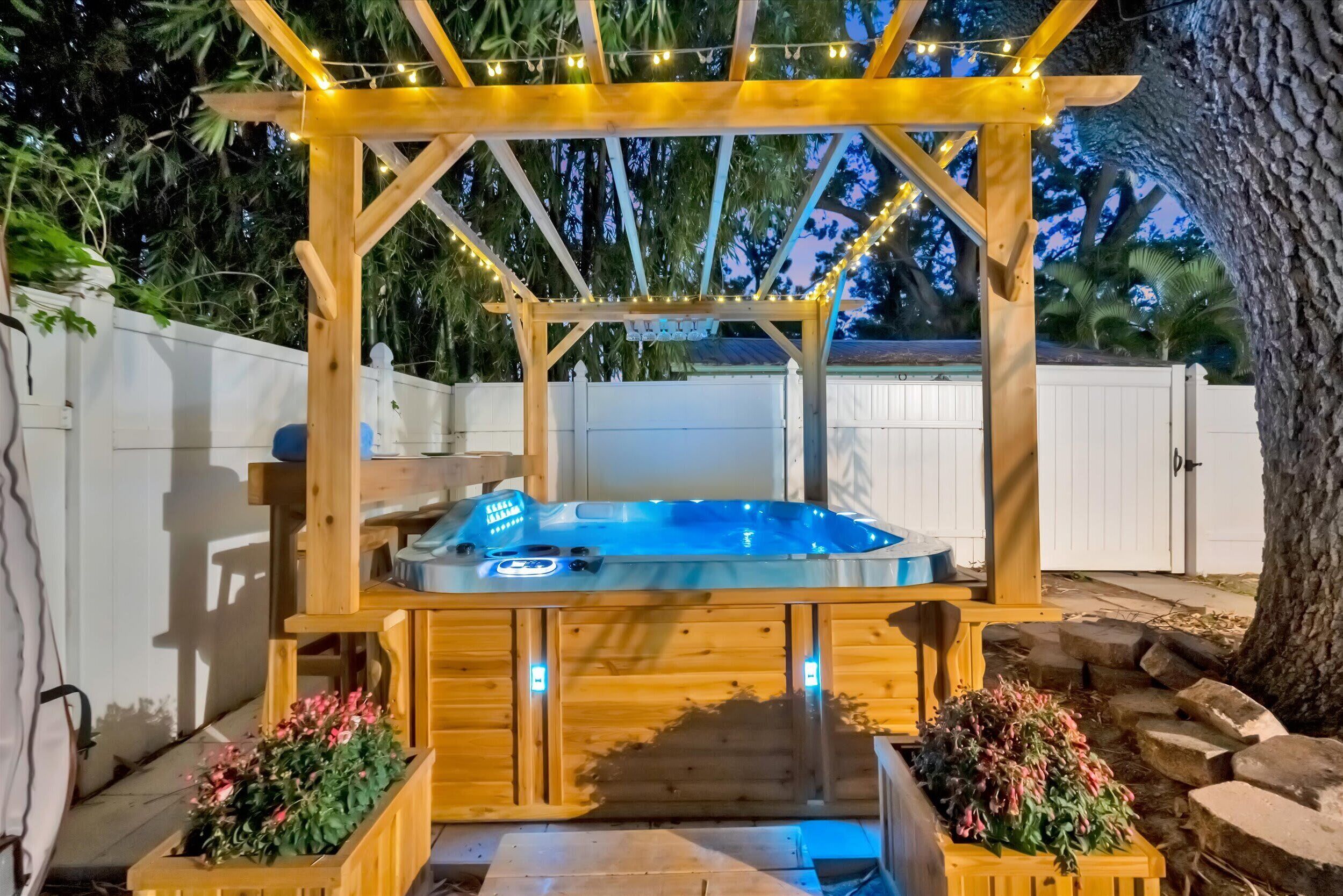 Bain à remous extérieur