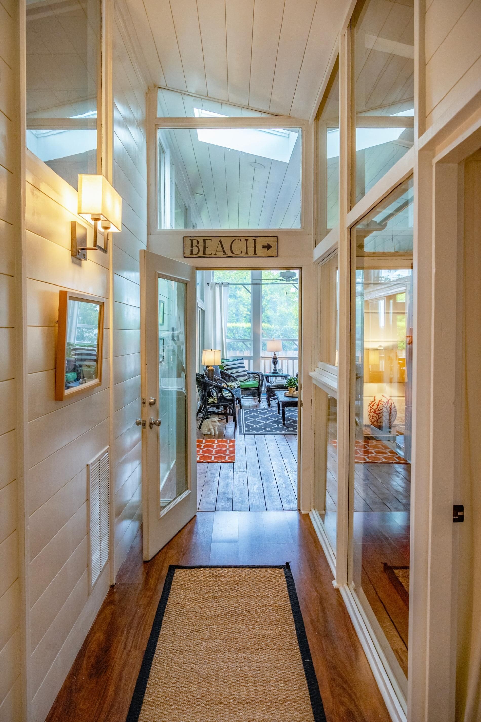 Hall leading to front porch