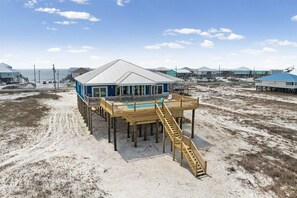 Exterior - Family Friendly Sound Front + Across the Street from the Gulf, Pet OK (Dauphin Island)