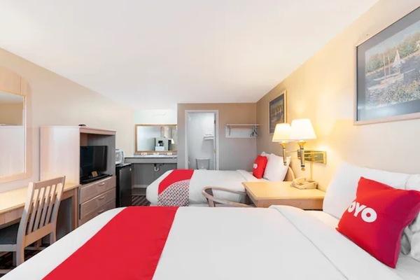 Bedroom. Interior and views may vary based on location and availability