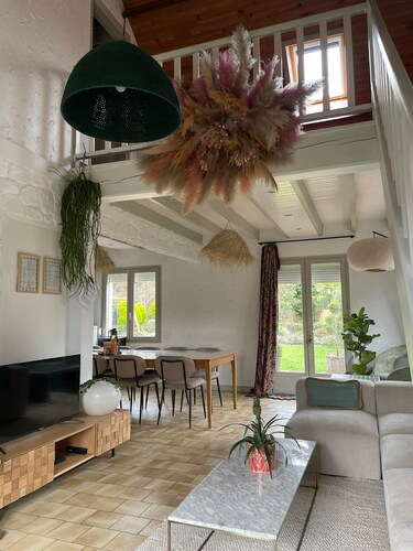 Chaleureux gîte zen La Villa Bellerose à la Côte d'Opale, proche du Touquet.