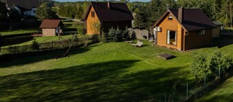 Vakantiehuis met eigen sauna en jacuzzi.