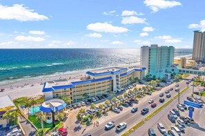 Exterior - Beachfront 1BR 2BA with Balcony & Beach Chair Service Continental *Sunnyside 222 (Panama City Beach)