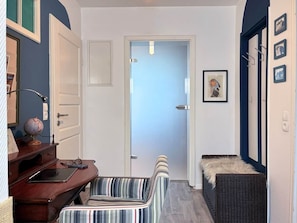 Interior - Stylish, quiet forest apartment - wood-burning stove, roof terrace, dog-friendly (Remscheid)