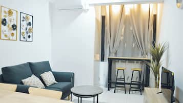 Apartamento Confort, 1 cama de matrimonio | Zona de estar