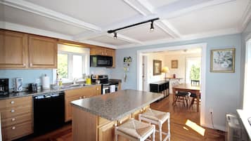 Micro-ondes, four, lave-vaisselle, cafetiĂšre/bouilloire