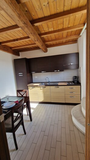 Fridge, stovetop, dishwasher, coffee/tea maker - Suite Cala dei Mori - Two Bedroom Apartment, Sleeps 4 (Calafuria)