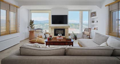 Chic Greek Villa & Cave Estate with Pool and Hot tub