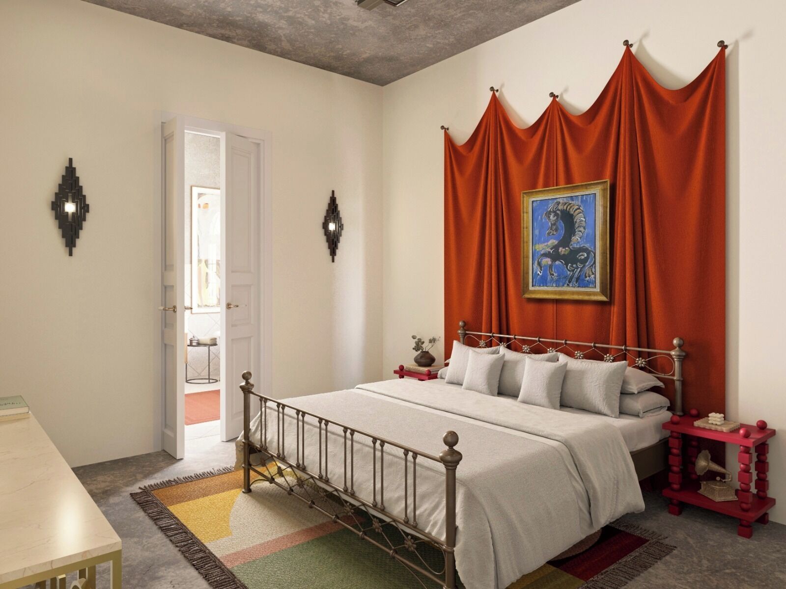 خزنة داخل الغرفة