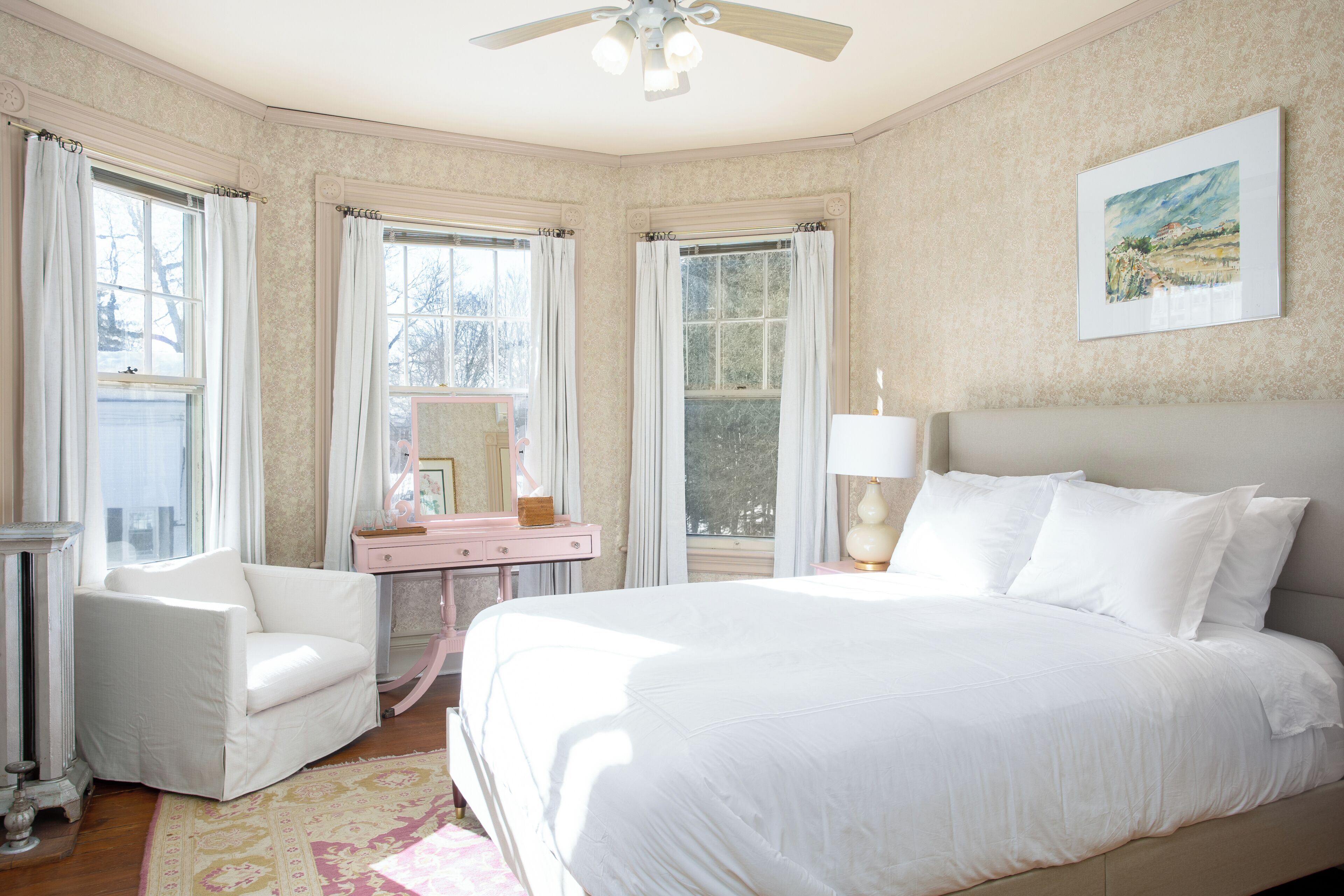 Chambre Double, vue jardin | Décoration personnalisée, fer et planche à repasser, Wi-Fi gratuit