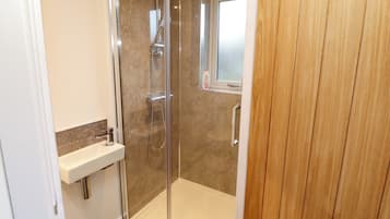 Shower, hair dryer