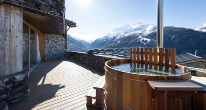 Chalet de luxe avec espace bien-ĂȘtre - 14 pers, sauna, cheminĂ©e