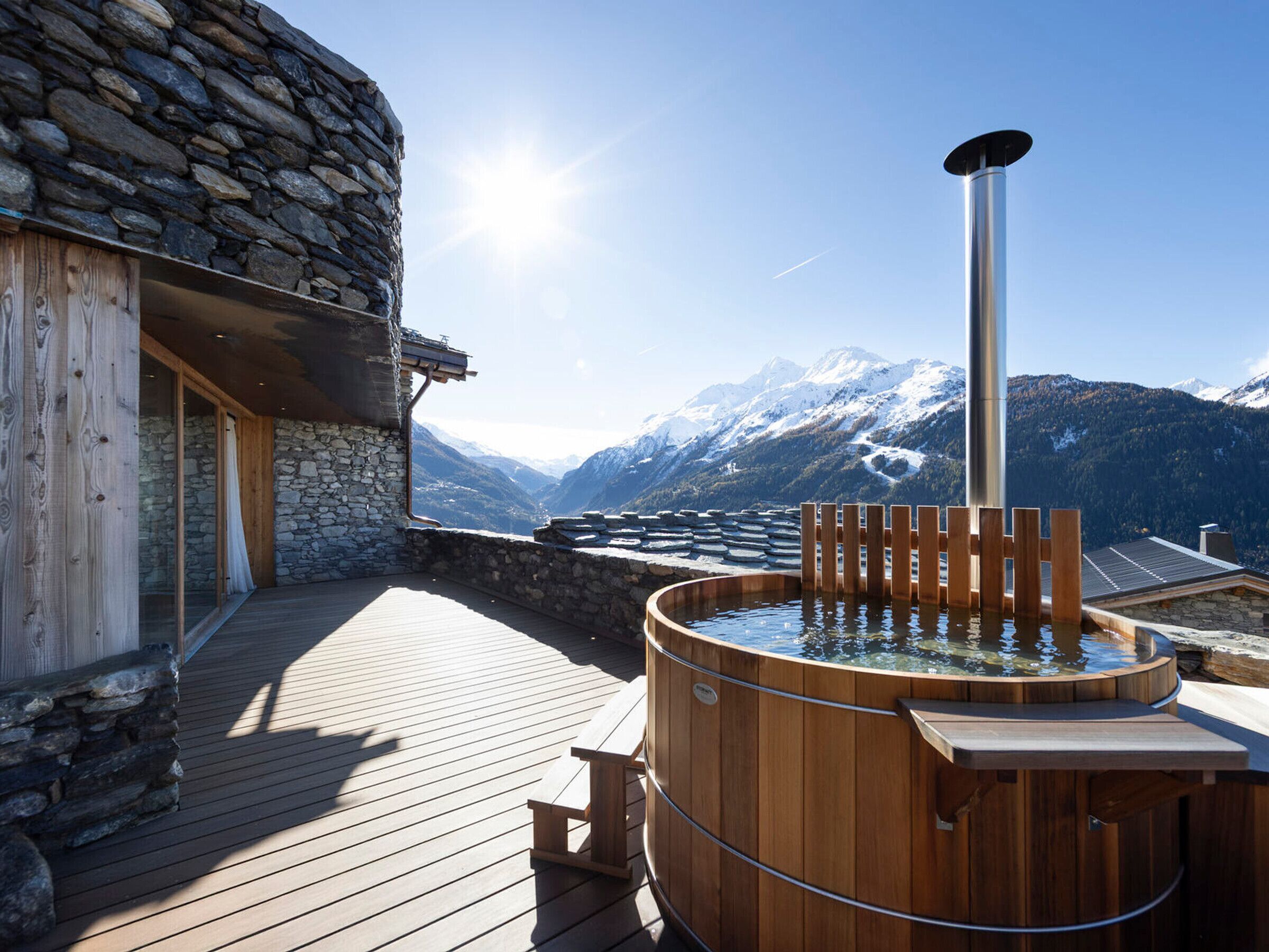 Bain à remous extérieur