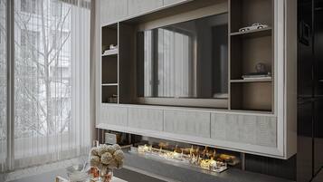 Apartamento Business, 2 habitaciones, balcón, vistas a la ciudad | Minibar, decoración individual, escritorio