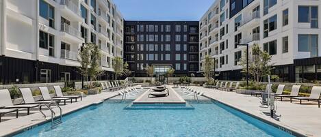 Seasonal outdoor pool