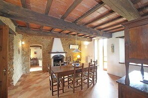 Dining - Adriano House, hillside home with gorgeous pool, total relaxation and privacy (Umbria)