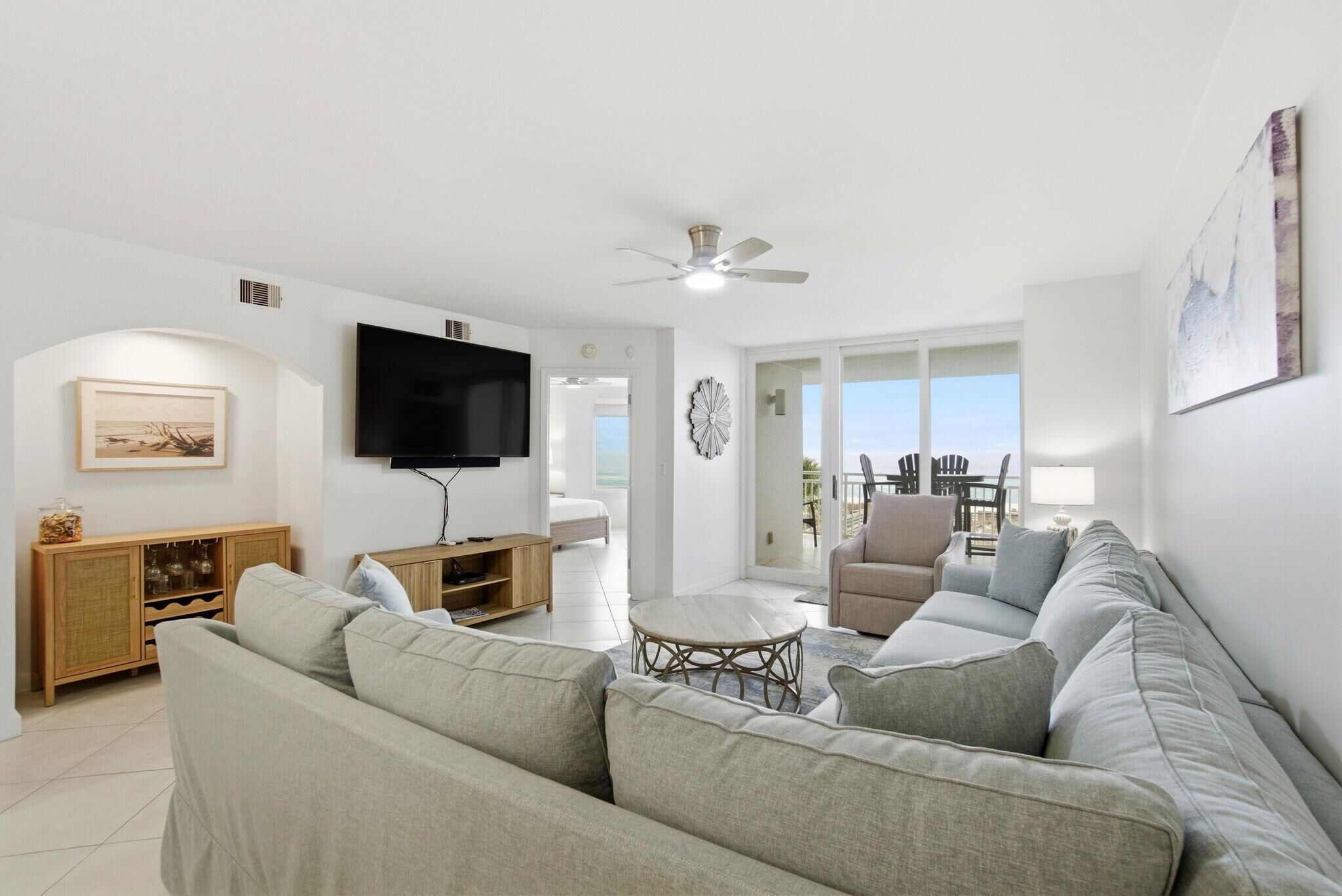 Appart'hôtel, plusieurs lits (SeaSpray East 224-Gulf Front) | Coin séjour