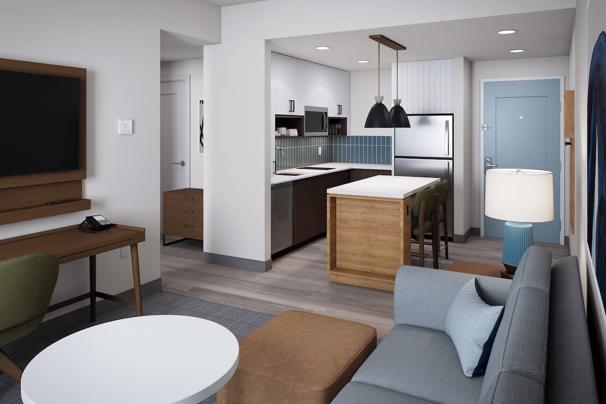 In-room safe, desk, laptop workspace, blackout drapes