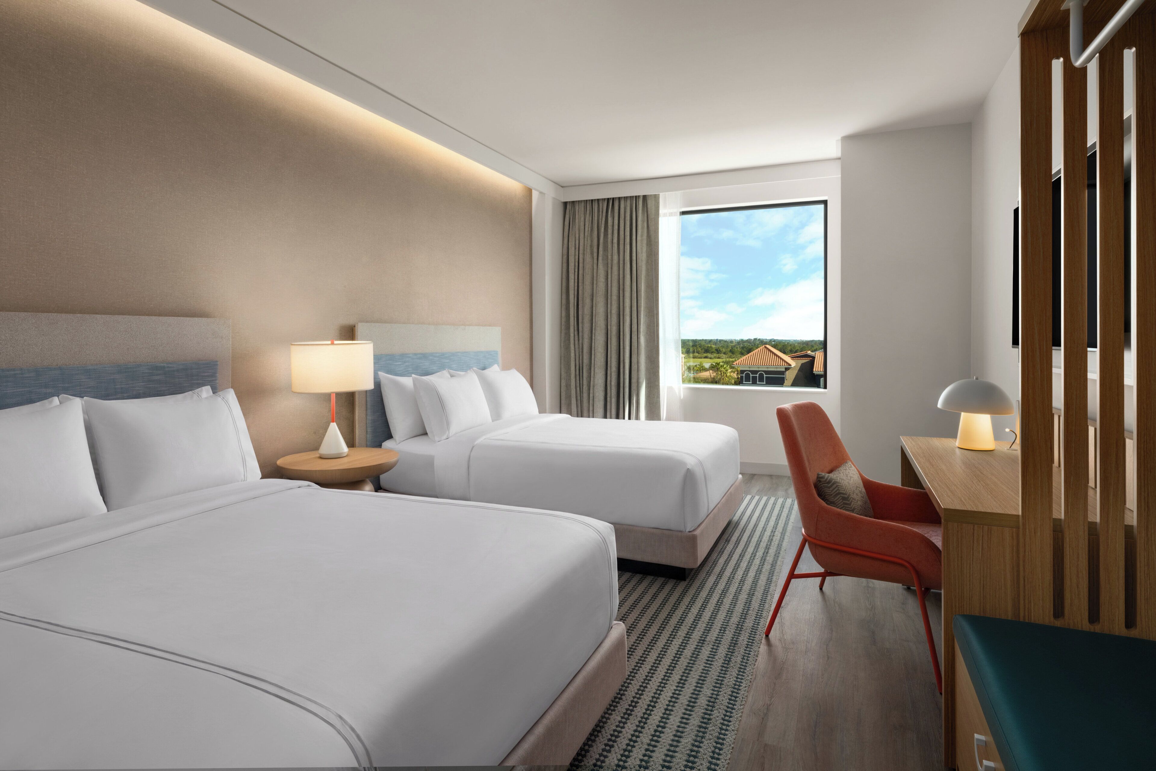In-room safe, desk, laptop workspace, blackout drapes