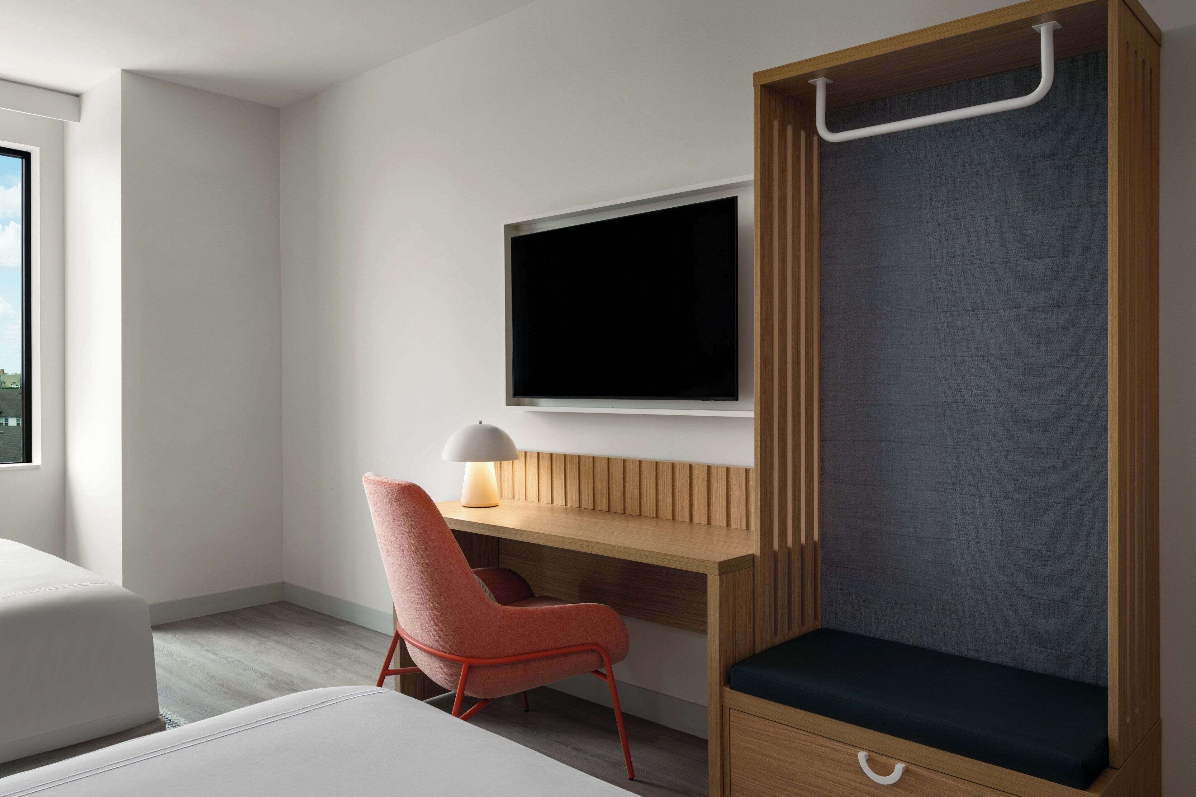 In-room safe, desk, laptop workspace, blackout drapes