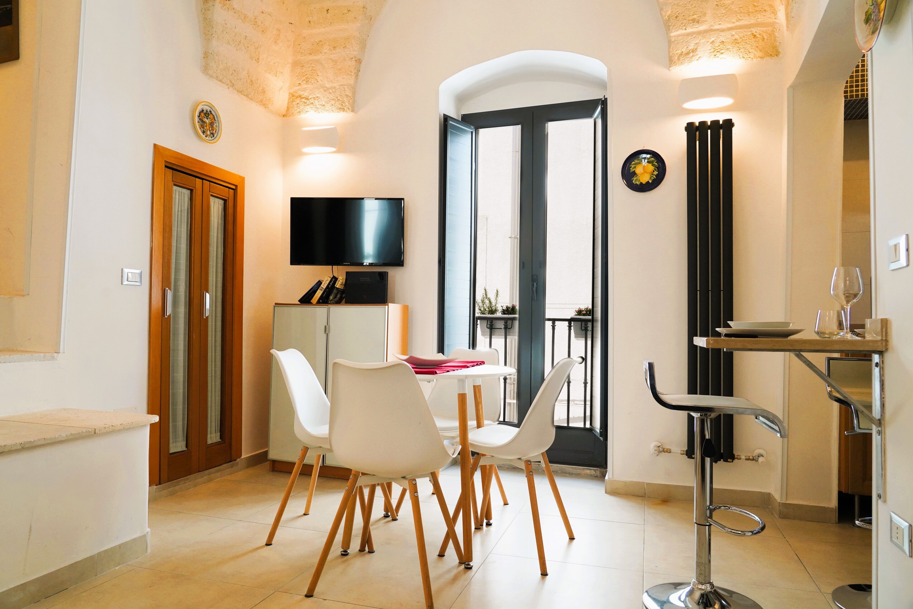 Comfort huis, uitzicht op stad | Dineren