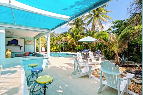 NEW! NearBeach&TheAve/Htd Pool,Grill & KeyWestVibe