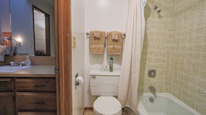 SĂšche-cheveux, serviettes fournies, savon, papier toilette