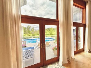 Interior - Pool House with Private Creek, Fire Pit, Outdoor Dining + Modern Design (Saugerties)