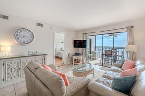 Condo, Multiple Beds (Carlos Pointe #624) | Living area - Carlos Pointe #624 (Fort Myers Beach)