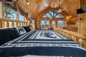 Iron/ironing board, free WiFi, bed sheets - Elevated Cabin w/ Mountain Views & Hot Tub (Sevierville)