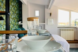 Dining - Cinque Penthouse Boutique Apartment - Terrace with Amazing View (Roma)