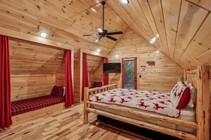 2 bedrooms, iron/ironing board, free WiFi, bed sheets - Inviting 2- Bedroom Cabin w/ Hot Tub (Gatlinburg)