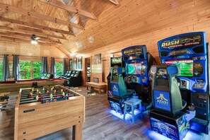 Games room - Premier Riverfront Retreat w/ Hot Tub & Games (Pigeon Forge)