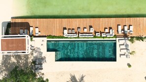 Pool - Modern retreat : 1BR with beach and gym (Punta Cana)