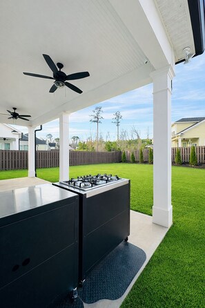 Terrace/patio - Masters Elegance: New Custom Modern Luxury Near Augusta National Golf Course (Evans)