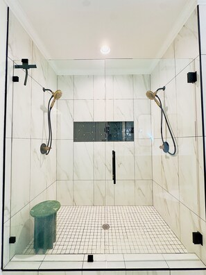 Hair dryer, bidet, towels, toilet paper - Masters Elegance: New Custom Modern Luxury Near Augusta National Golf Course (Evans)