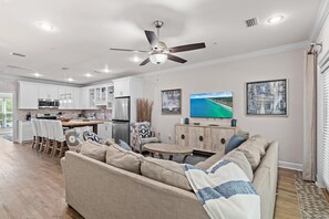 House, Multiple Beds (Driftwood Townhomes #3- Liv Salty) | Living area - Driftwood Townhomes #3- Liv Salty (Miramar Beach)