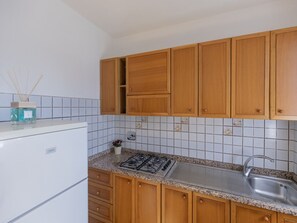 Fridge, oven - Apartment with garden and BBQ near the sea (Lacona)