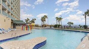 Indoor pool, outdoor pool - Oceanview 19th-Floor Penthouse – Family & Golf Getaway Bliss! (Myrtle Beach)