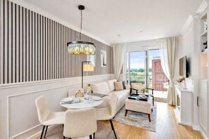 Living area - Stylish boutique apartment in Dresden (Dresden)