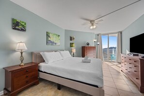 2 bedrooms, iron/ironing board, free WiFi, bed sheets - Oceanfront Balcony Views at Dolphin Sightings (North Topsail Beach)