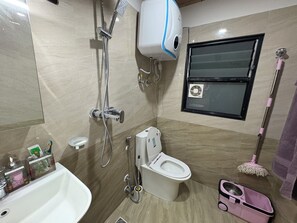 Bathroom - Marvelous 3-bedroom New apartment with AC in Budhanilkantha-Sunshine Apartment.. (Budhanilkantha)