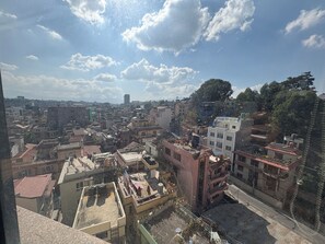 Blick von der Unterkunft