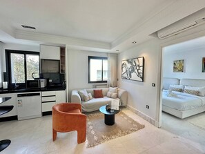 Apartment, 1 Schlafzimmer, Raucher | Wohnbereich