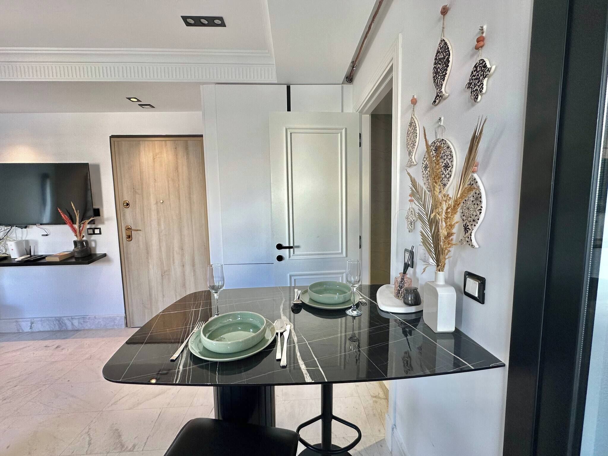 Apartamento, 1 quarto, para fumantes | Sala de jantar