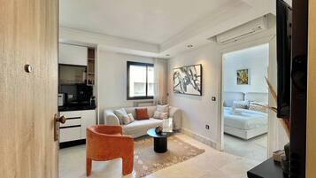 Apartamento, 1 quarto, para fumantes | Sala de estar