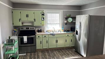 Microwave, oven, stovetop