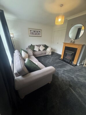 TV, fireplace - Lake District Fully Furnished Home (Salterbeck)