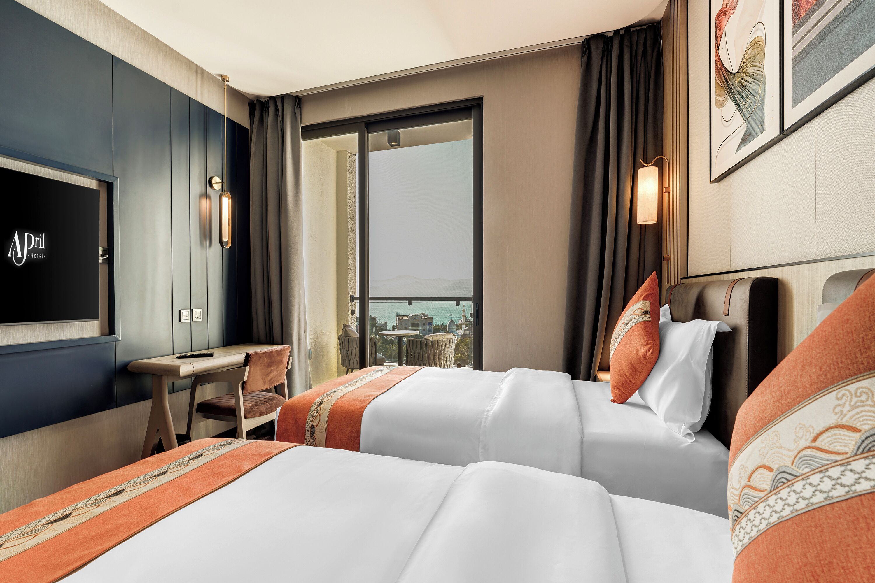 Deluxe Double or Twin Room, Balcony, Sea View